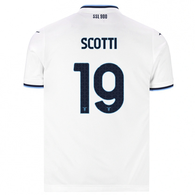 Danxen Homem Camisola Asia Scotti #19 Branco Azul Marinho Alternativa 2026/27 Camisa Brasil