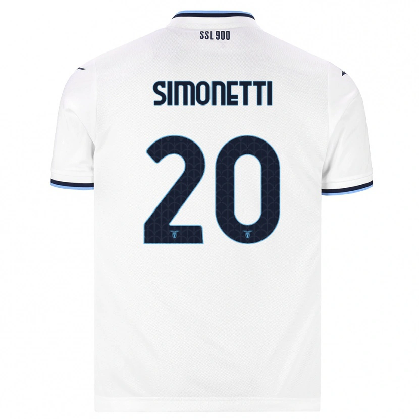 Danxen Homem Camisola Flaminia Simonetti #20 Branco Azul Marinho Alternativa 2026/27 Camisa Brasil