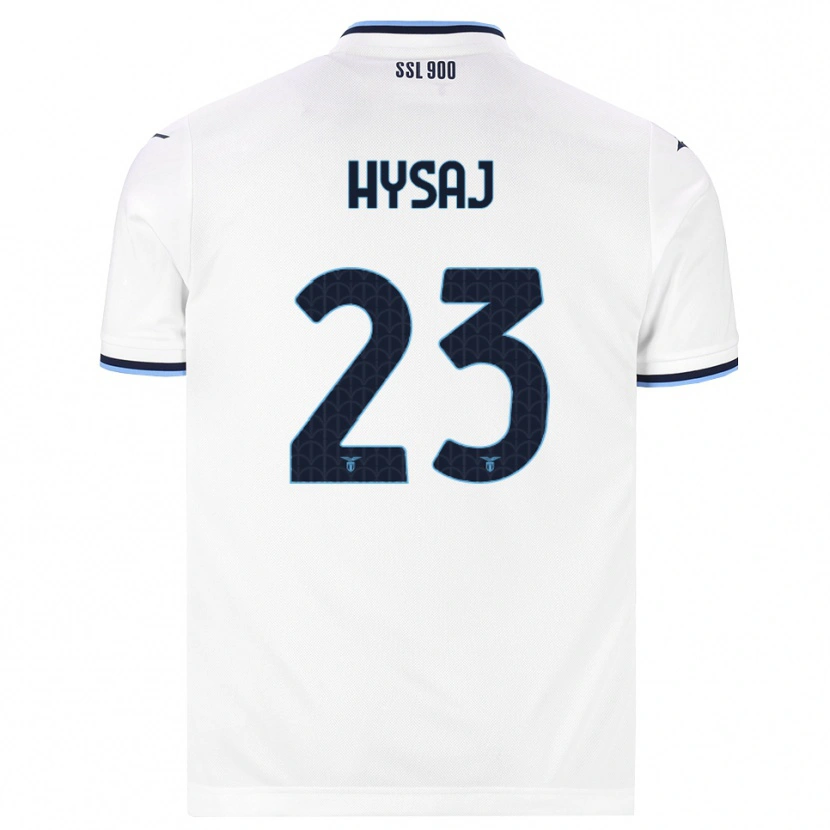 Danxen Homem Camisola Elseid Hysaj #23 Branco Azul Marinho Alternativa 2026/27 Camisa Brasil