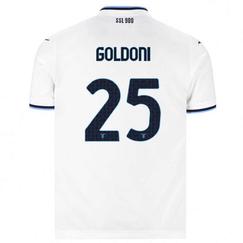 Danxen Homem Camisola Eleonora Maria Goldoni #25 Branco Azul Marinho Alternativa 2026/27 Camisa Brasil