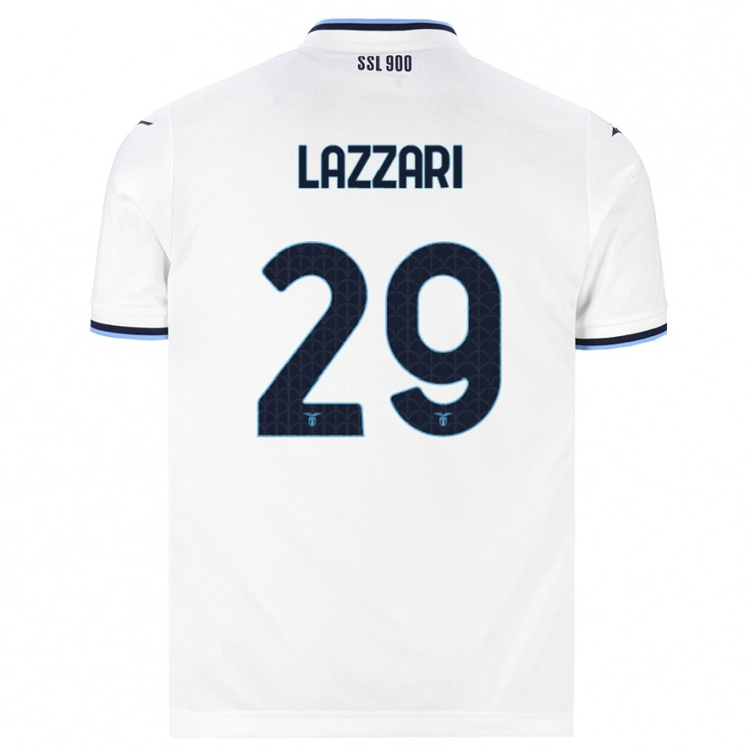 Danxen Homem Camisola Manuel Lazzari #29 Branco Azul Marinho Alternativa 2026/27 Camisa Brasil