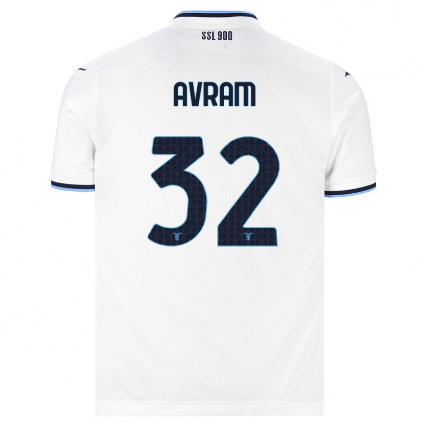 Danxen Homem Camisola Raul Avram #32 Branco Azul Marinho Alternativa 2026/27 Camisa Brasil