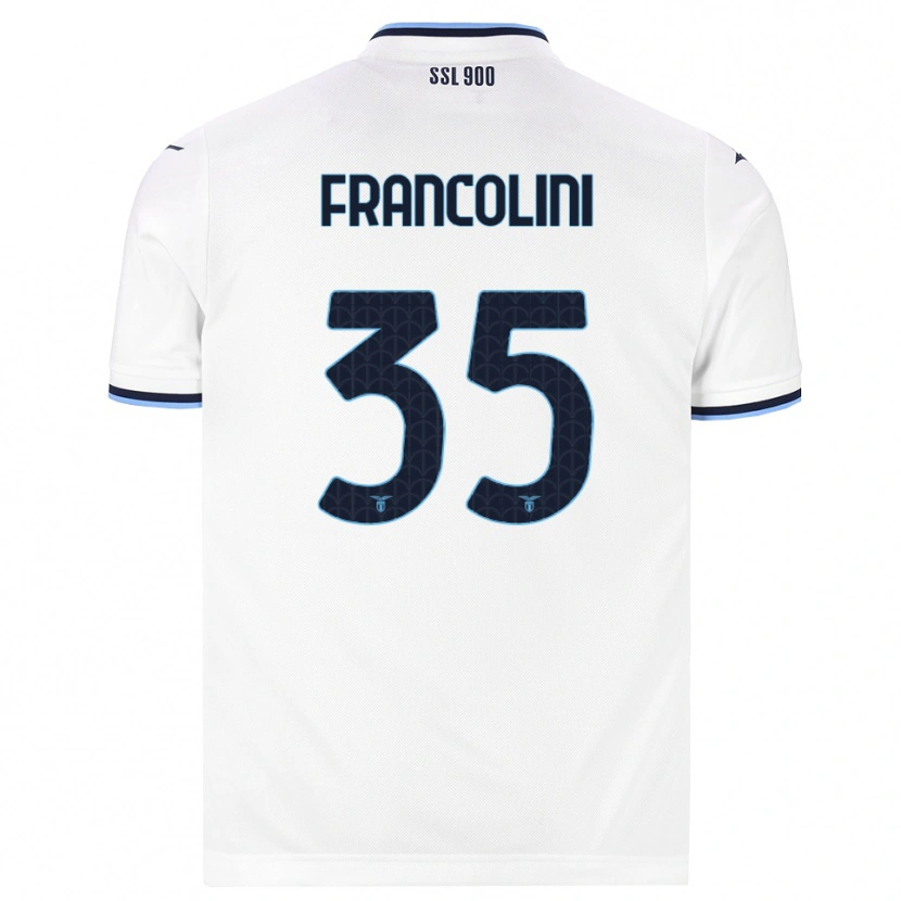 Danxen Homem Camisola Alice Francolini #35 Branco Azul Marinho Alternativa 2026/27 Camisa Brasil