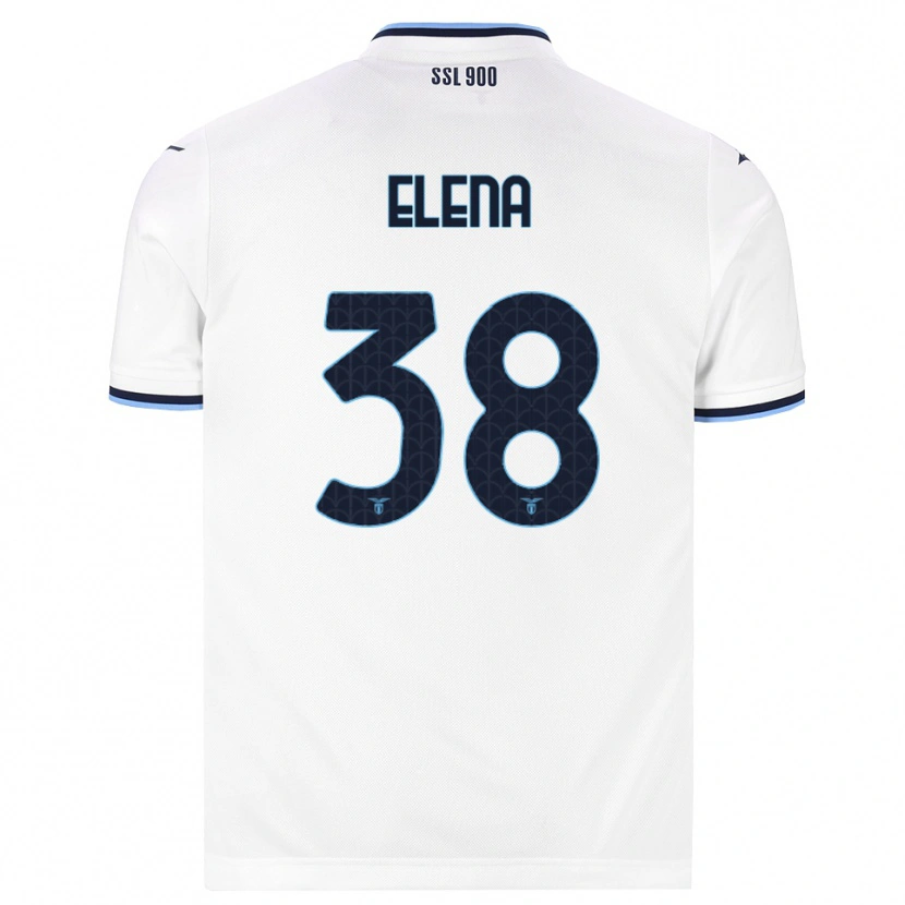 Danxen Homem Camisola Michele Elena #38 Branco Azul Marinho Alternativa 2026/27 Camisa Brasil