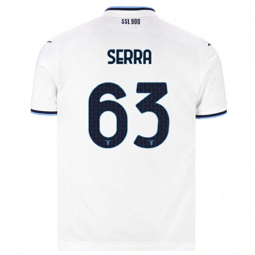 Danxen Homem Camisola Federico Serra #63 Branco Azul Marinho Alternativa 2026/27 Camisa Brasil