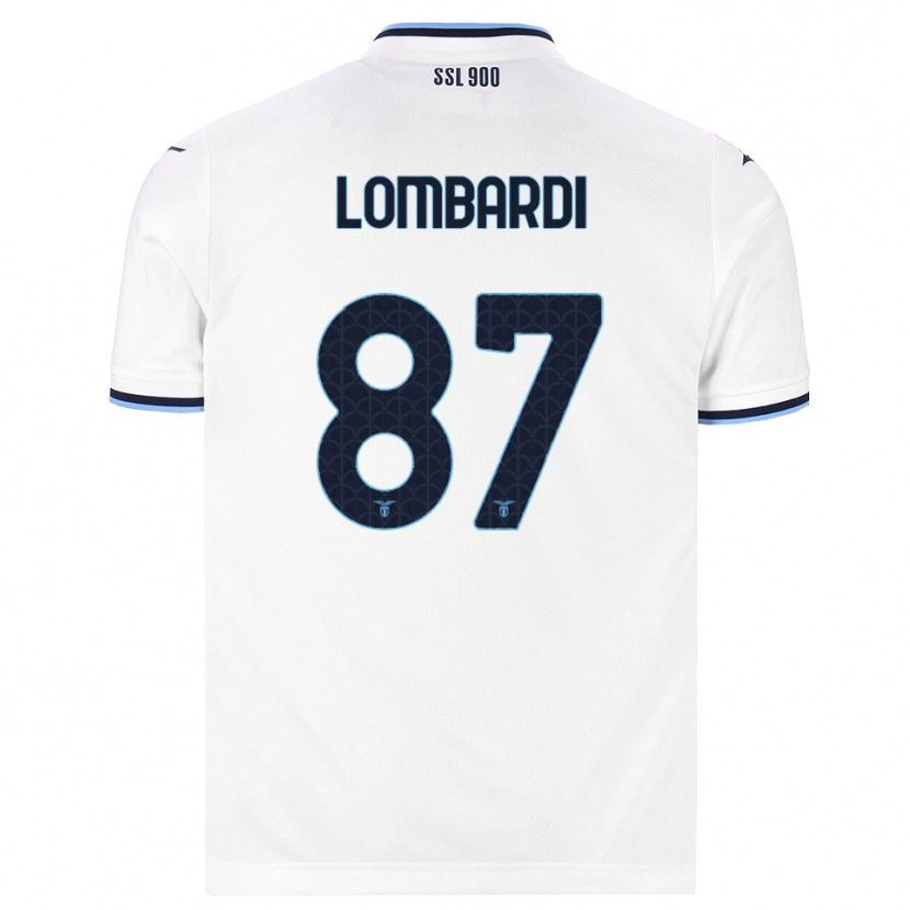 Danxen Homem Camisola Cristiano Lombardi #87 Branco Azul Marinho Alternativa 2026/27 Camisa Brasil