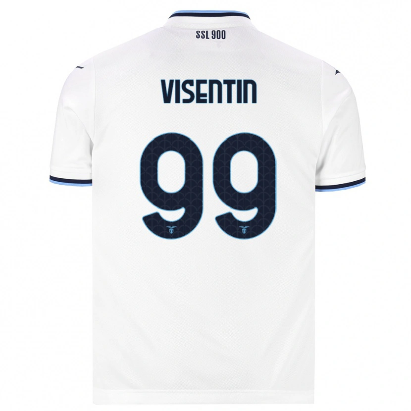 Danxen Homem Camisola Noemi Visentin #99 Branco Azul Marinho Alternativa 2026/27 Camisa Brasil
