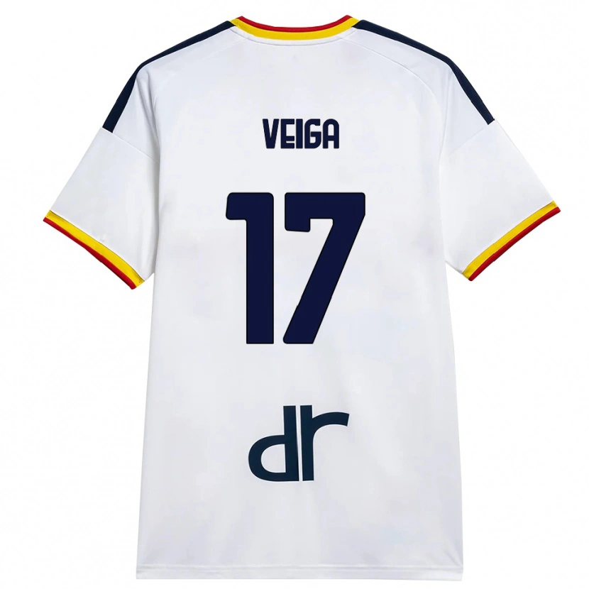 Danxen Homem Camisola Danilo Veiga #17 Branco Amarelo Vermelho Alternativa 2026/27 Camisa Brasil