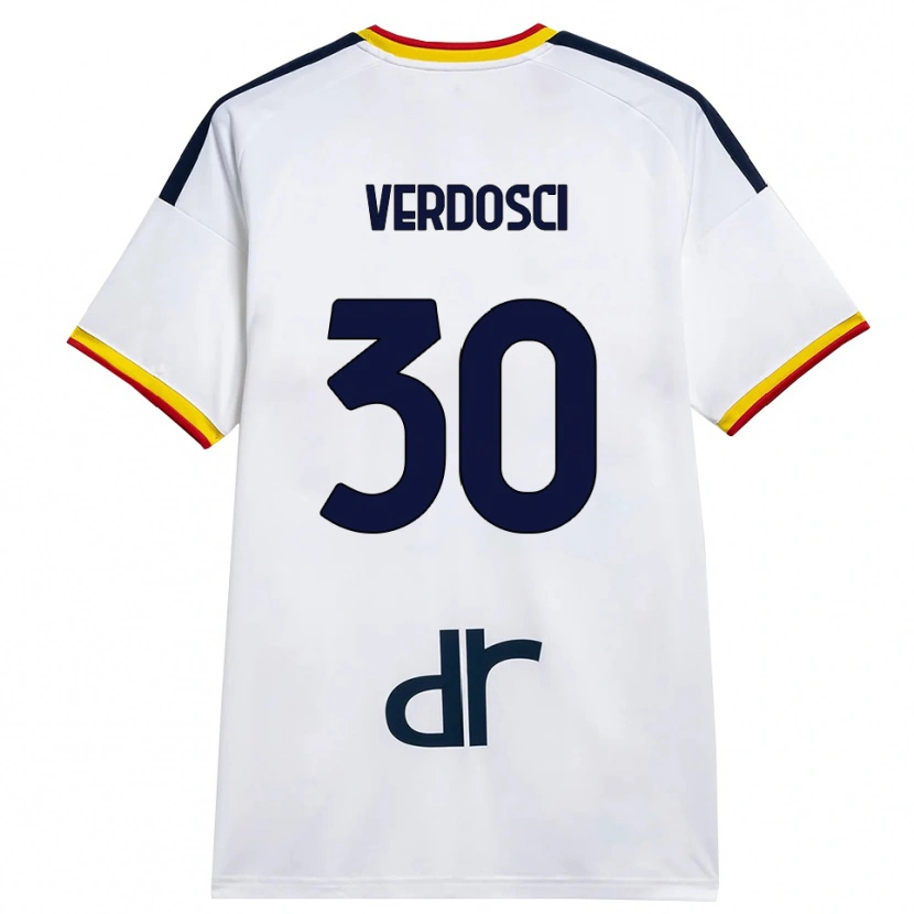 Danxen Homem Camisola Simone Verdosci #30 Branco Amarelo Vermelho Alternativa 2026/27 Camisa Brasil