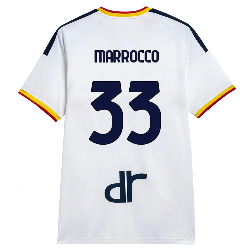 Danxen Homem Camisola Iacopo Marrocco #33 Branco Amarelo Vermelho Alternativa 2026/27 Camisa Brasil