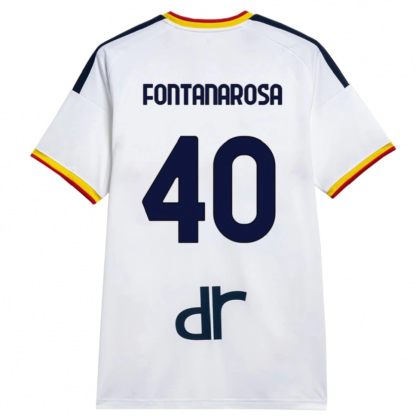 Danxen Homem Camisola Andrea Fontanarosa #40 Branco Amarelo Vermelho Alternativa 2026/27 Camisa Brasil