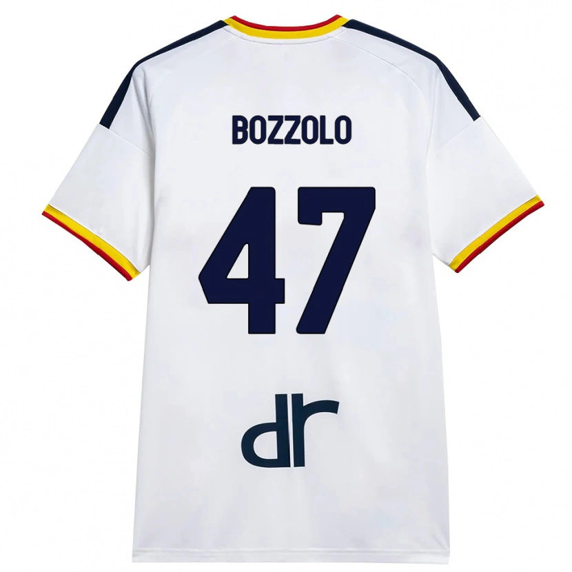 Danxen Homem Camisola Alessandro Bozzolo #47 Branco Amarelo Vermelho Alternativa 2026/27 Camisa Brasil
