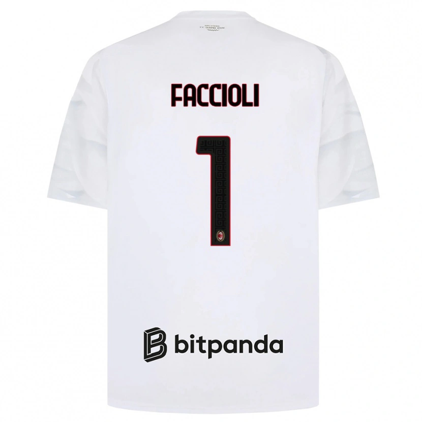 Danxen Homem Camisola Pietro Faccioli #1 Branco Vermelho Preto Alternativa 2026/27 Camisa Brasil