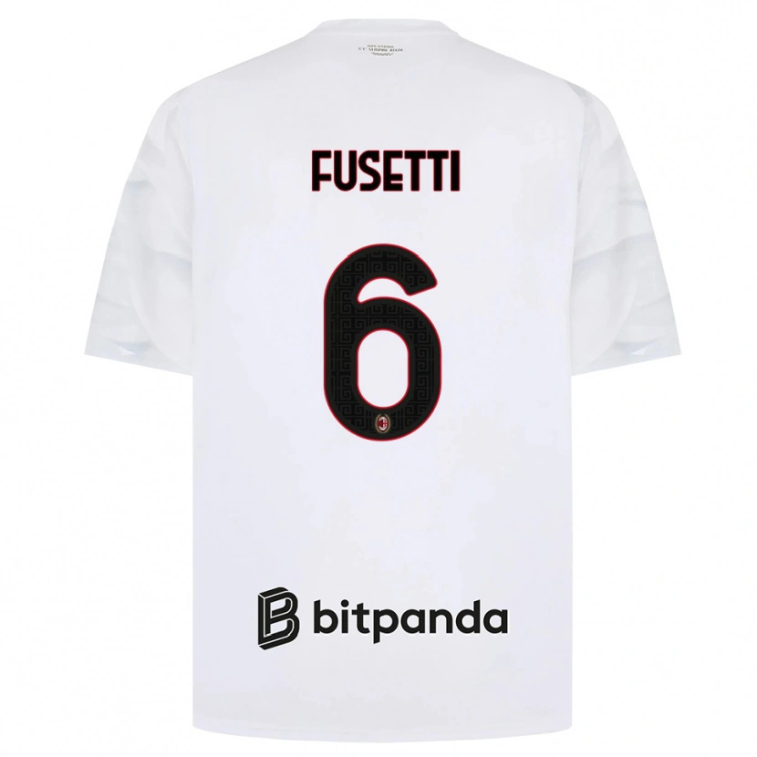 Danxen Homem Camisola Laura Fusetti #6 Branco Vermelho Preto Alternativa 2026/27 Camisa Brasil