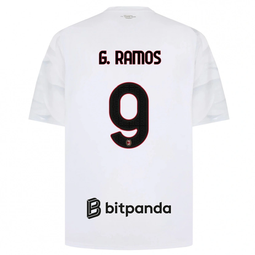 Danxen Homem Camisola Gonçalo Ramos #9 Branco Vermelho Preto Alternativa 2026/27 Camisa Brasil
