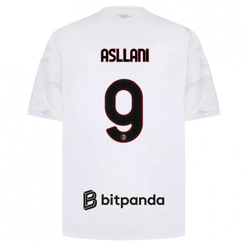 Danxen Homem Camisola Kosovare Asllani #9 Branco Vermelho Preto Alternativa 2026/27 Camisa Brasil