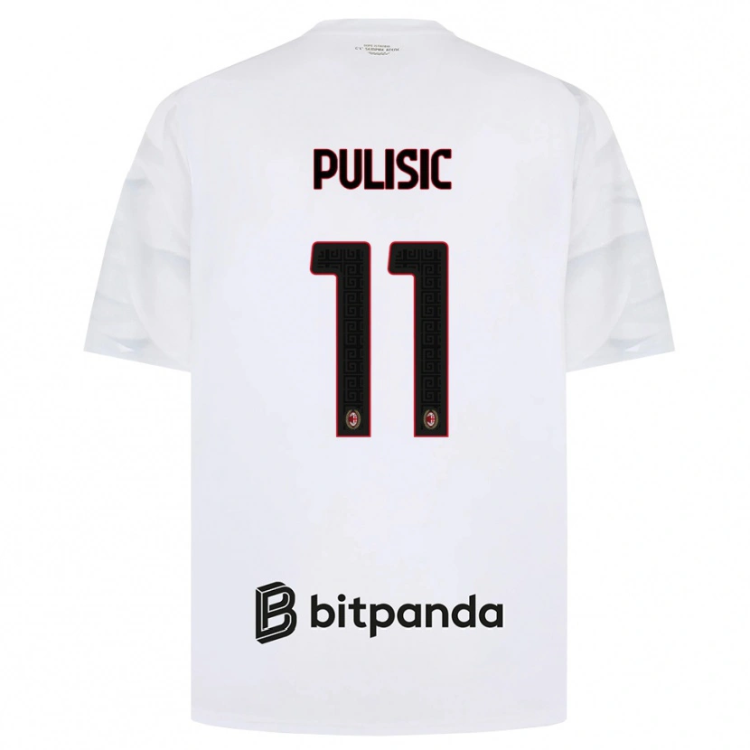Danxen Homem Camisola Christian Pulisic #11 Branco Vermelho Preto Alternativa 2026/27 Camisa Brasil
