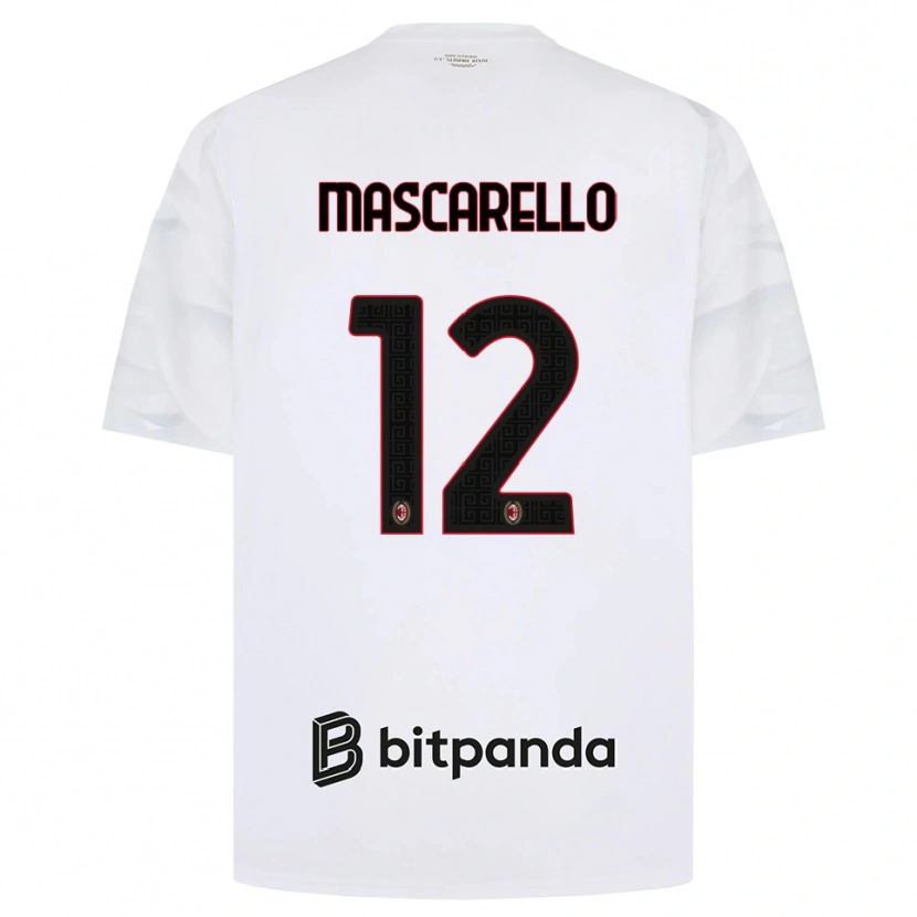 Danxen Homem Camisola Marta Mascarello #12 Branco Vermelho Preto Alternativa 2026/27 Camisa Brasil