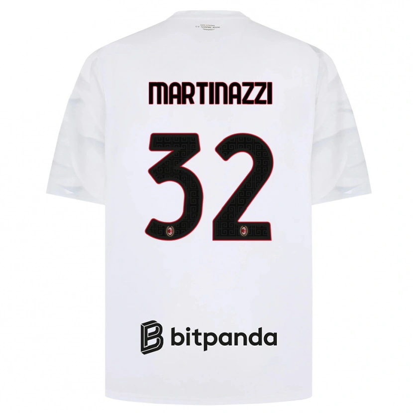 Danxen Homem Camisola Luca Martinazzi #32 Branco Vermelho Preto Alternativa 2026/27 Camisa Brasil