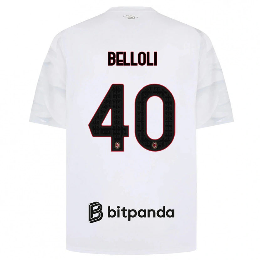 Danxen Homem Camisola Sofia Belloli #40 Branco Vermelho Preto Alternativa 2026/27 Camisa Brasil