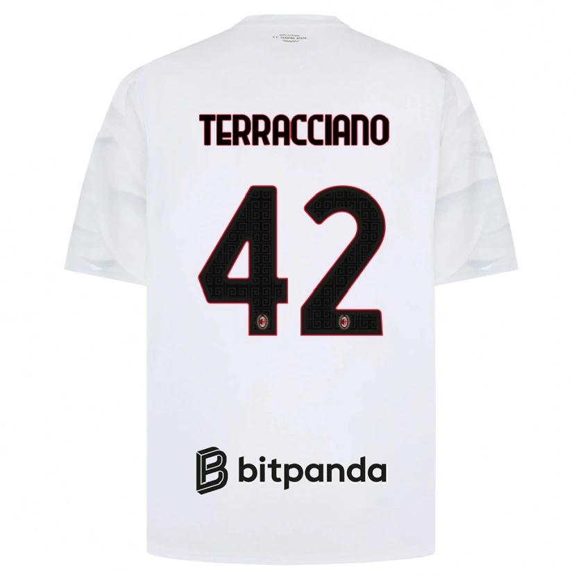Danxen Homem Camisola Filippo Terracciano #42 Branco Vermelho Preto Alternativa 2026/27 Camisa Brasil