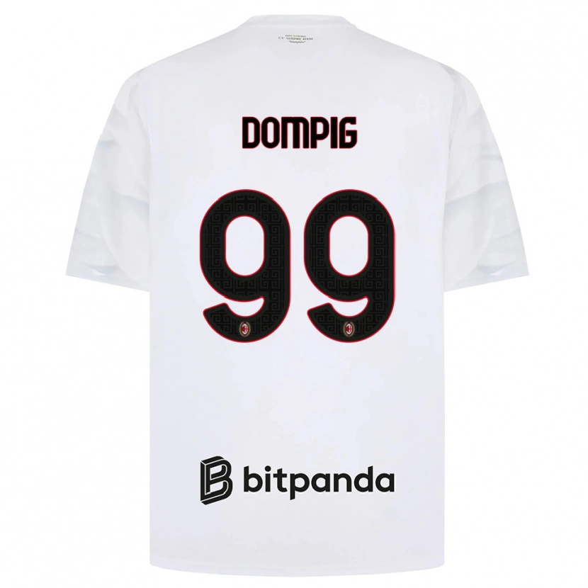 Danxen Homem Camisola Chanté Dompig #99 Branco Vermelho Preto Alternativa 2026/27 Camisa Brasil