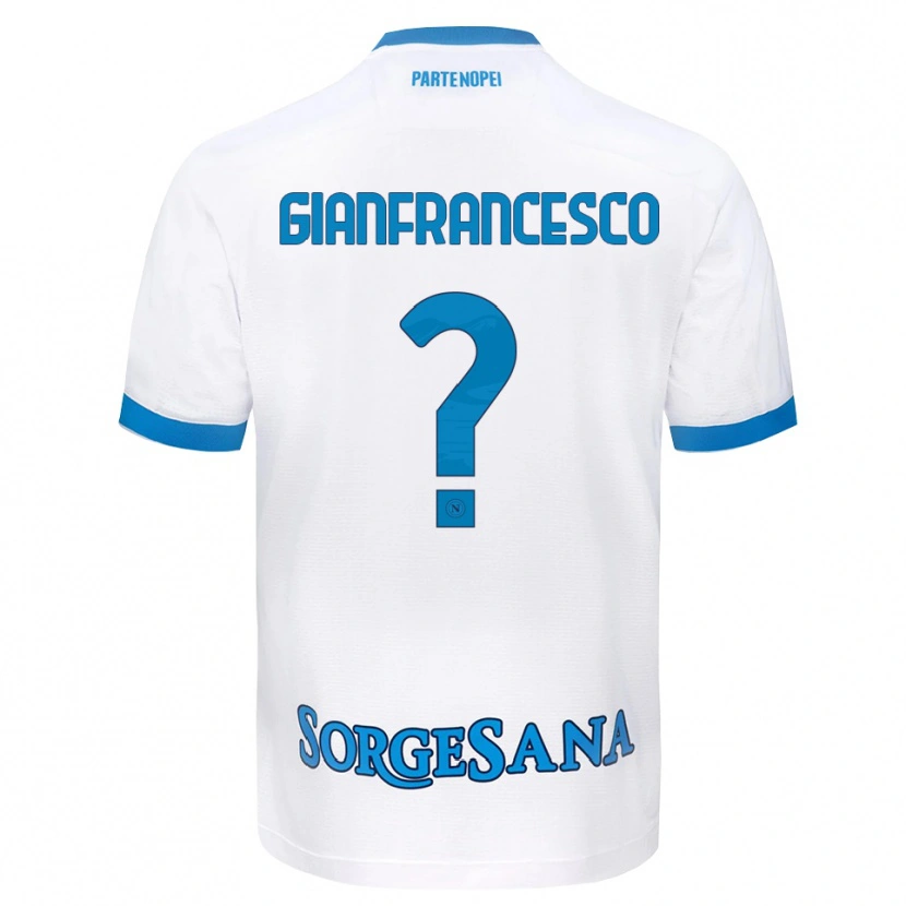 Danxen Homem Camisola Sergio Gianfrancesco #0 Azul Celeste Branco Alternativa 2026/27 Camisa Brasil