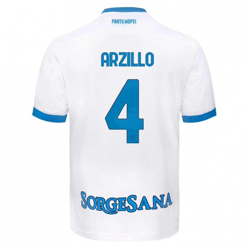 Danxen Homem Camisola Antonino Arzillo #4 Azul Celeste Branco Alternativa 2026/27 Camisa Brasil