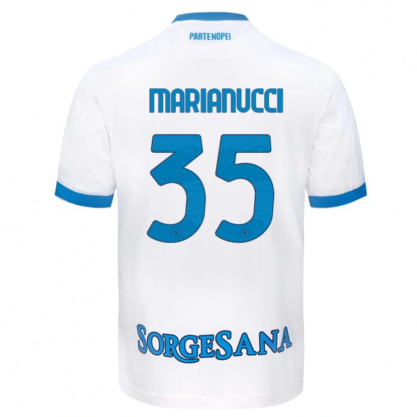 Danxen Homem Camisola Luca Marianucci #35 Azul Celeste Branco Alternativa 2026/27 Camisa Brasil
