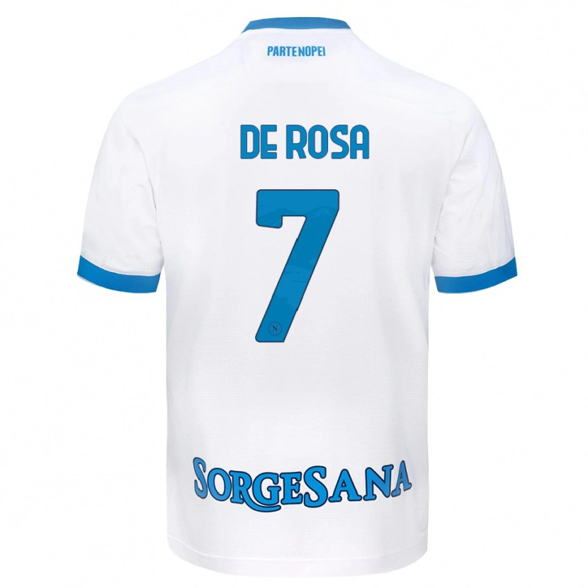 Danxen Homem Camisola Vincenzo De Rosa #7 Azul Celeste Branco Alternativa 2026/27 Camisa Brasil