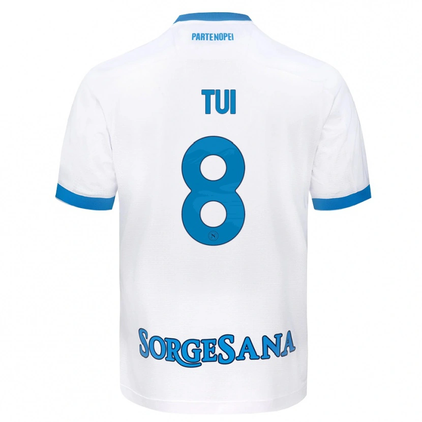 Danxen Homem Camisola Sara Tui #8 Azul Celeste Branco Alternativa 2026/27 Camisa Brasil