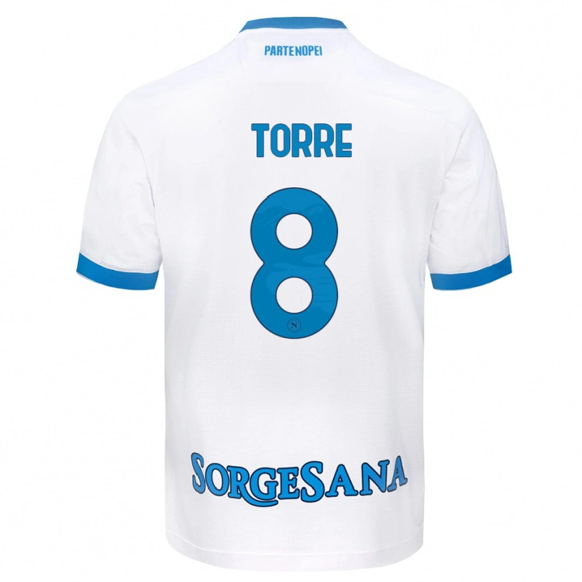 Danxen Homem Camisola Christian Torre #8 Azul Celeste Branco Alternativa 2026/27 Camisa Brasil