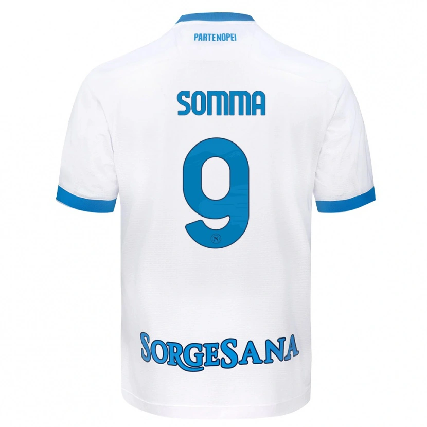 Danxen Homem Camisola Stanislao Somma #9 Azul Celeste Branco Alternativa 2026/27 Camisa Brasil