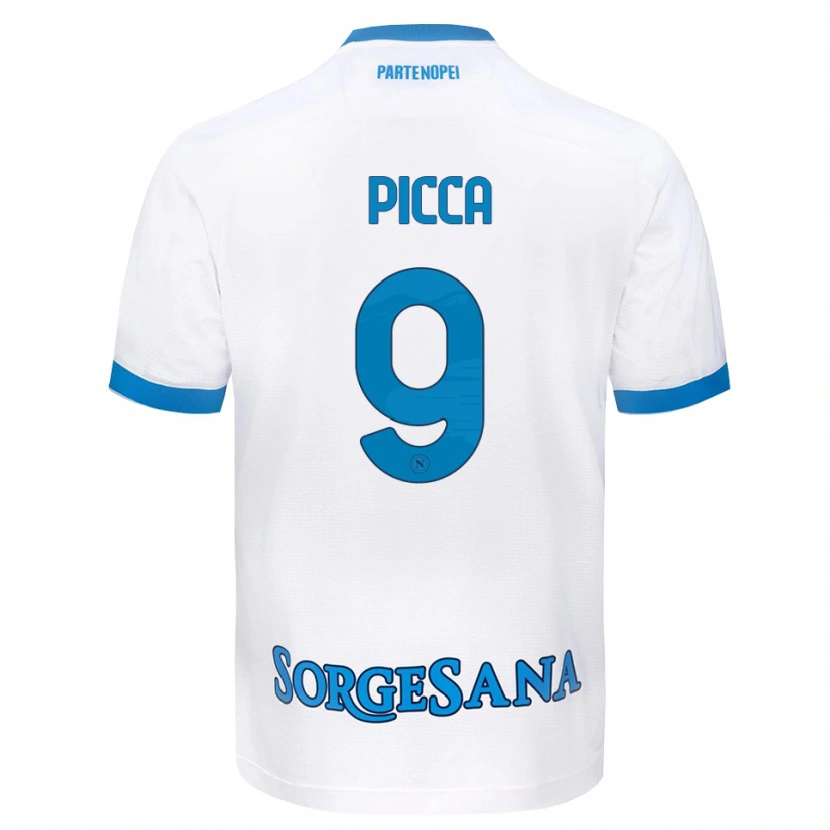 Danxen Homem Camisola Luigi Picca #9 Azul Celeste Branco Alternativa 2026/27 Camisa Brasil