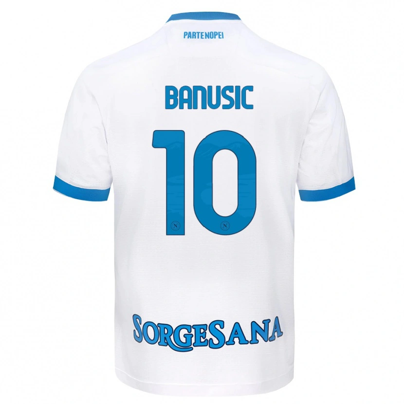 Danxen Homem Camisola Marija Banušić #10 Azul Celeste Branco Alternativa 2026/27 Camisa Brasil