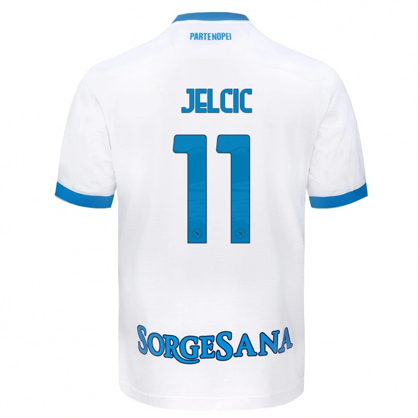 Danxen Homem Camisola Maja Jelčić #11 Azul Celeste Branco Alternativa 2026/27 Camisa Brasil