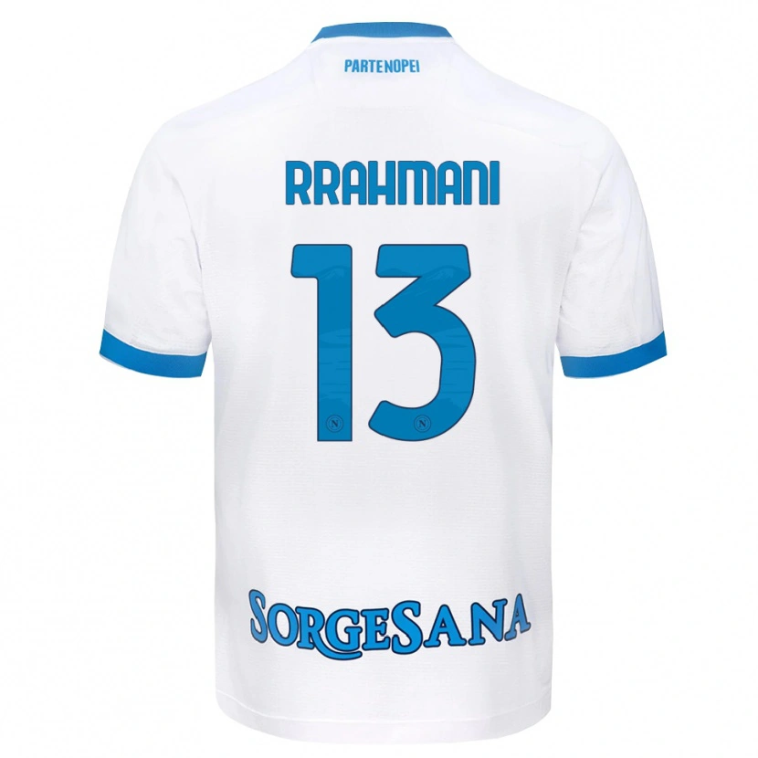 Danxen Homem Camisola Amir Rrahmani #13 Azul Celeste Branco Alternativa 2026/27 Camisa Brasil