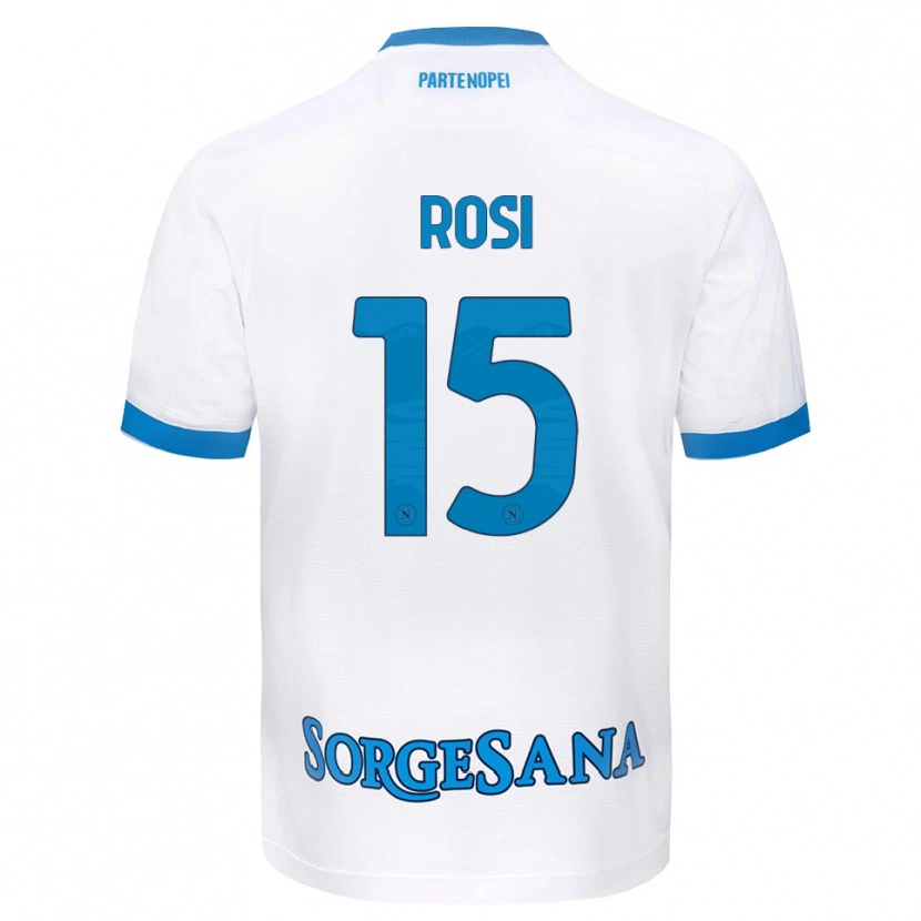Danxen Homem Camisola Pasquale Rosi #15 Azul Celeste Branco Alternativa 2026/27 Camisa Brasil
