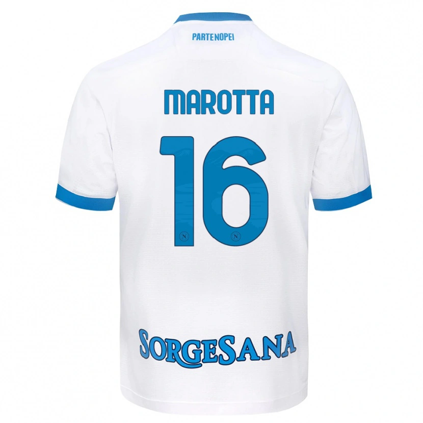 Danxen Homem Camisola Gabriele Marotta #16 Azul Celeste Branco Alternativa 2026/27 Camisa Brasil
