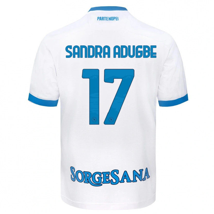 Danxen Homem Camisola Olamide Sandra Adugbe #17 Azul Celeste Branco Alternativa 2026/27 Camisa Brasil