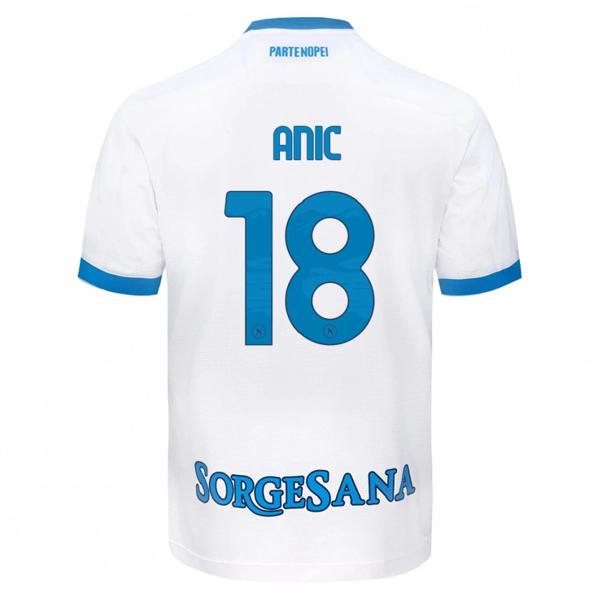 Danxen Homem Camisola Ivan Anic #18 Azul Celeste Branco Alternativa 2026/27 Camisa Brasil