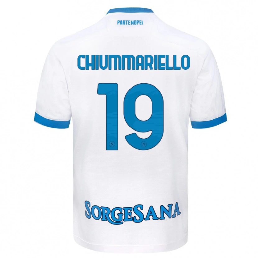 Danxen Homem Camisola Andrea Chiummariello #19 Azul Celeste Branco Alternativa 2026/27 Camisa Brasil