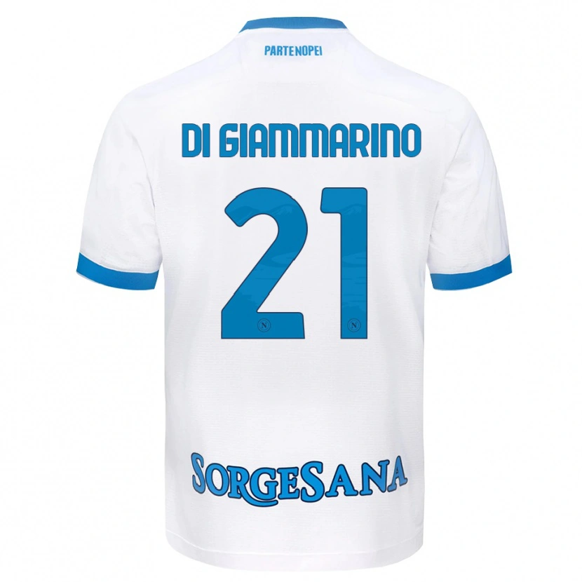 Danxen Homem Camisola Virginia Di Giammarino #21 Azul Celeste Branco Alternativa 2026/27 Camisa Brasil
