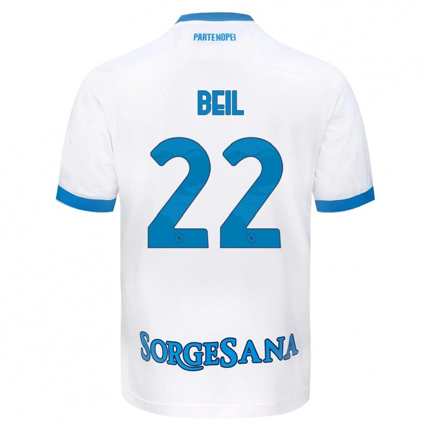 Danxen Homem Camisola Vivien Beil #22 Azul Celeste Branco Alternativa 2026/27 Camisa Brasil