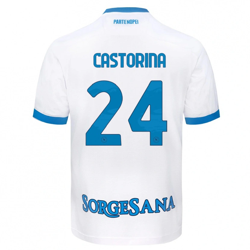 Danxen Homem Camisola Alessandro Castorina #24 Azul Celeste Branco Alternativa 2026/27 Camisa Brasil