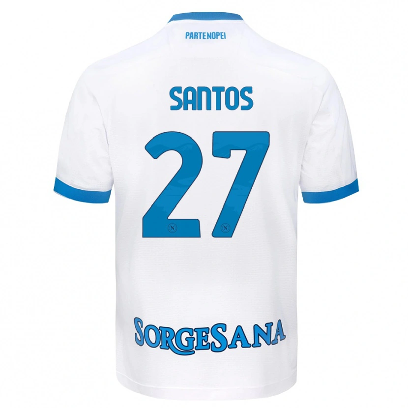 Danxen Homem Camisola Alisson Santos #27 Azul Celeste Branco Alternativa 2026/27 Camisa Brasil