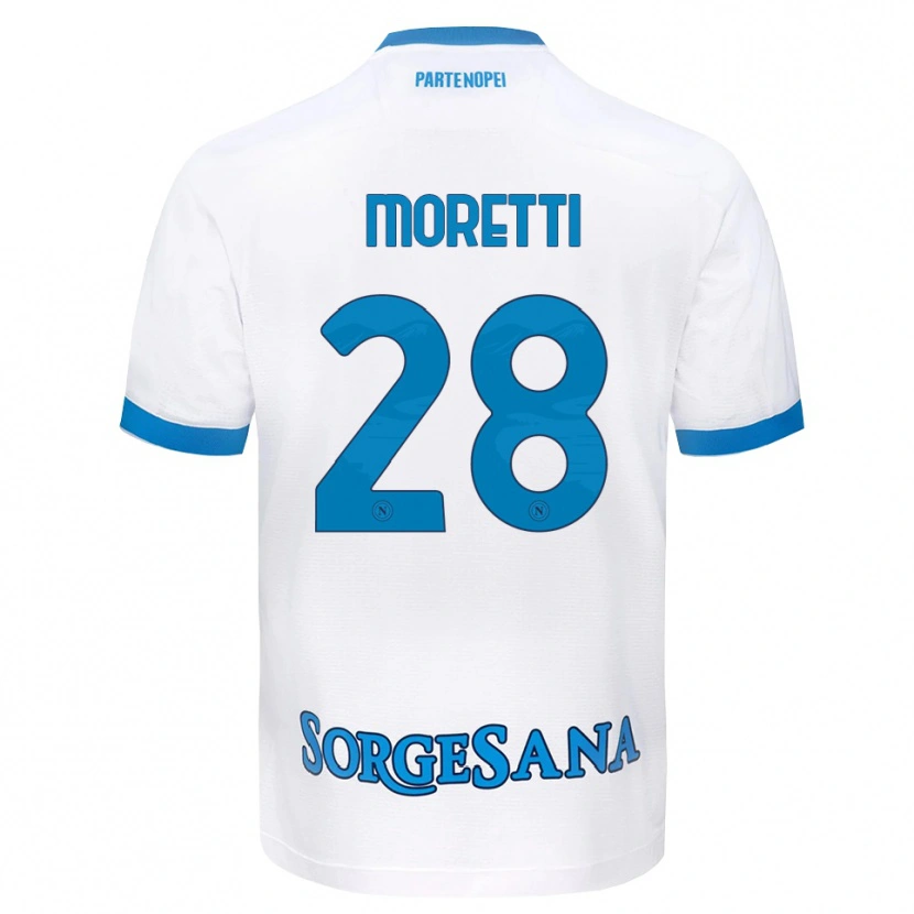 Danxen Homem Camisola Ginevra Moretti #28 Azul Celeste Branco Alternativa 2026/27 Camisa Brasil
