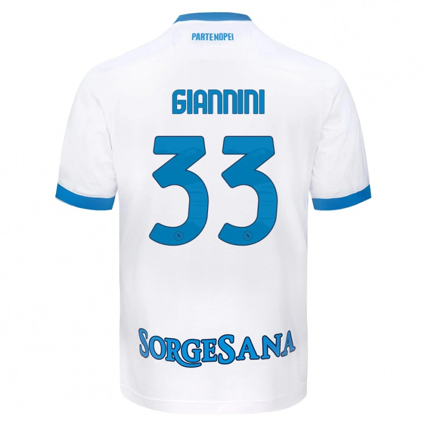 Danxen Homem Camisola Enrico Giannini #33 Azul Celeste Branco Alternativa 2026/27 Camisa Brasil
