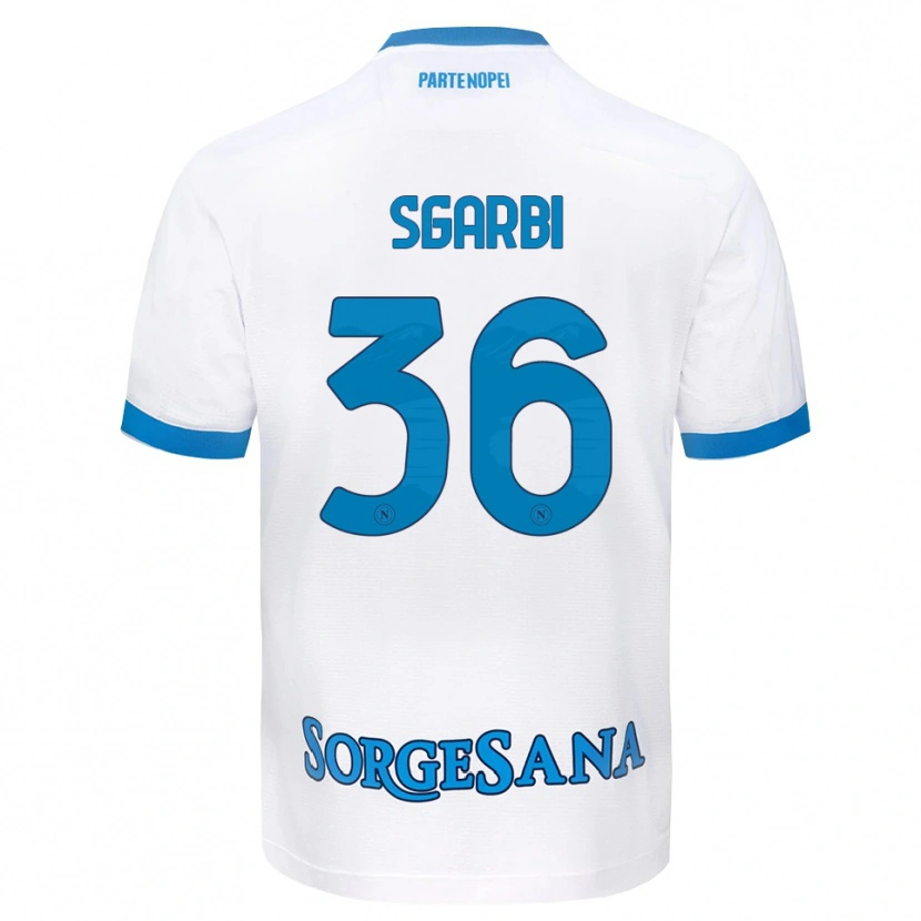 Danxen Homem Camisola Lorenzo Sgarbi #36 Azul Celeste Branco Alternativa 2026/27 Camisa Brasil