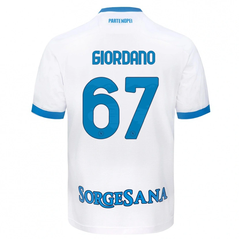 Danxen Homem Camisola Michela Giordano #67 Azul Celeste Branco Alternativa 2026/27 Camisa Brasil
